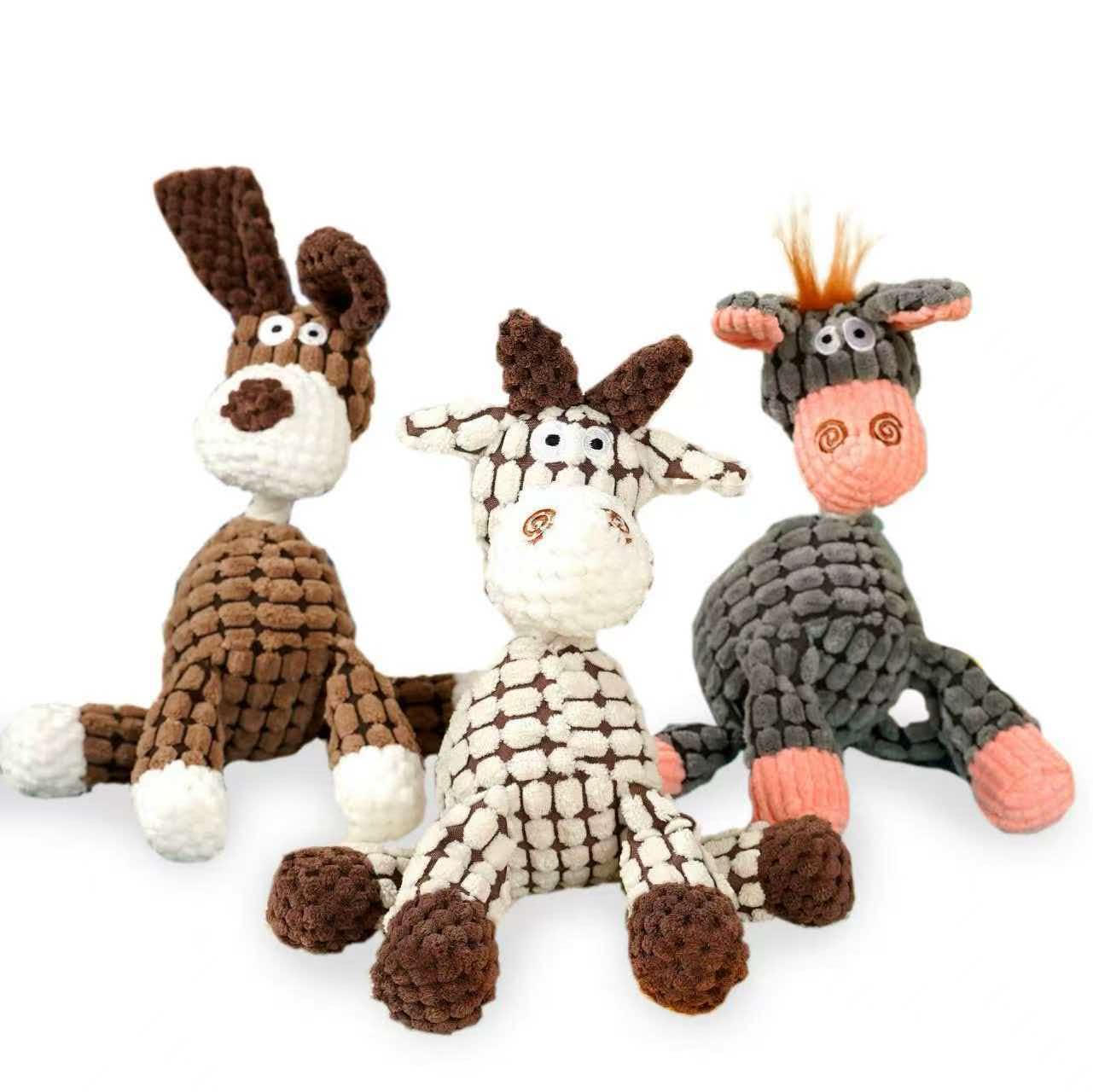 Corduroy animal plush collection showing a character soft-goods direction