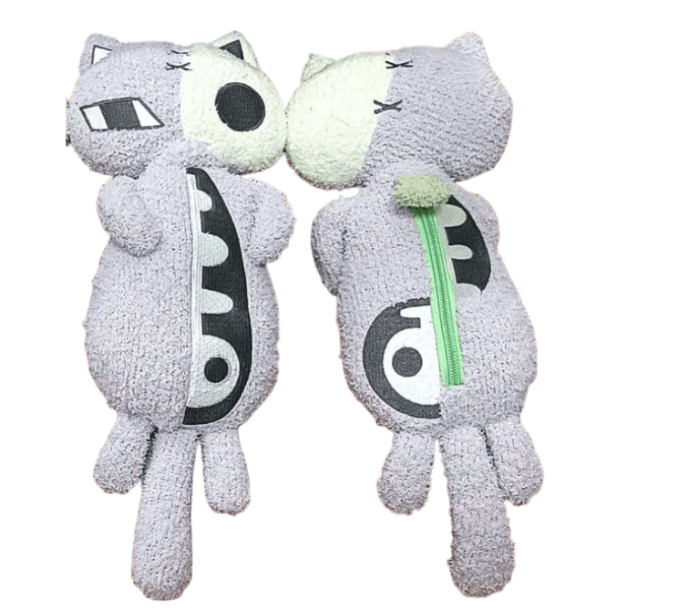 Custom character pencil pouch sample by Giftora